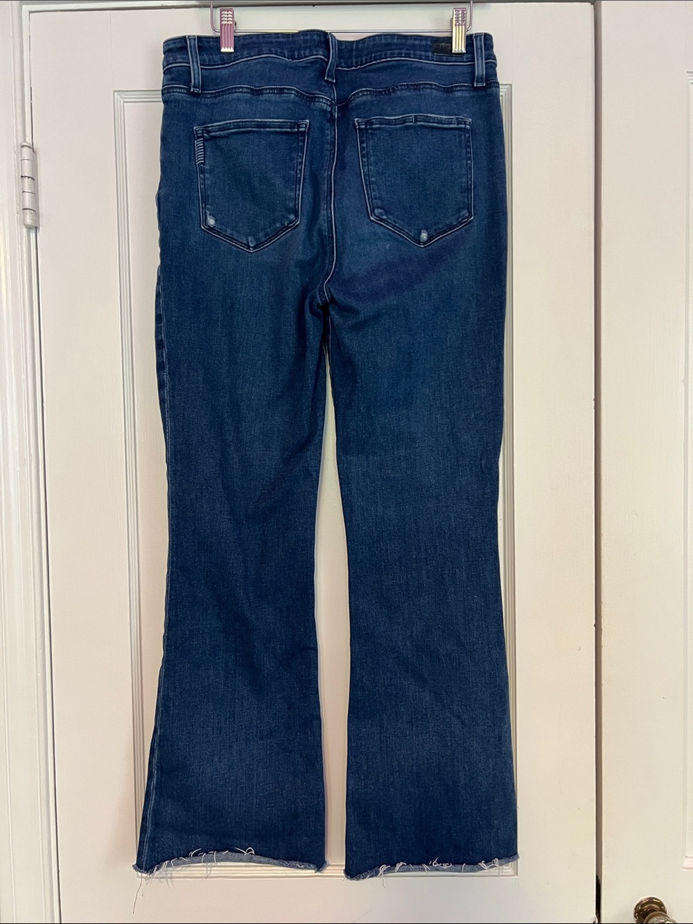 PAIGE High Rise Laurel Canyon Boot Cut Jean in Dark Wash - Picture 7 of 10